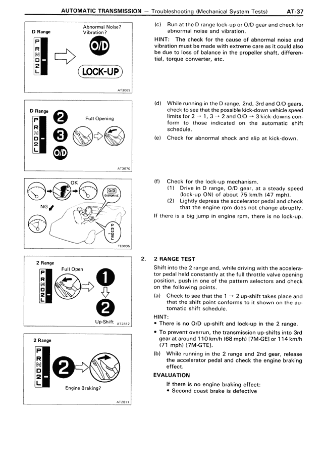 Automatic Transmission — MK3 Supra Automatic Transmission, page 37
