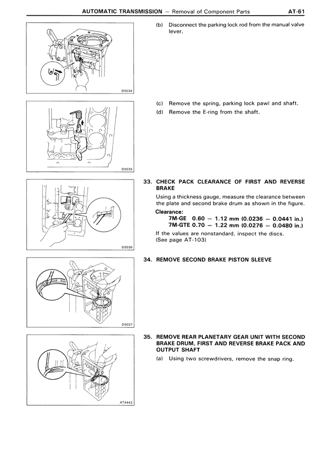 Automatic Transmission — MK3 Supra Automatic Transmission, page 61