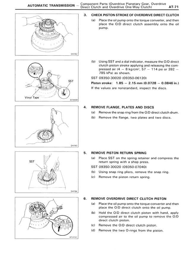 Automatic Transmission — MK3 Supra Automatic Transmission, page 71