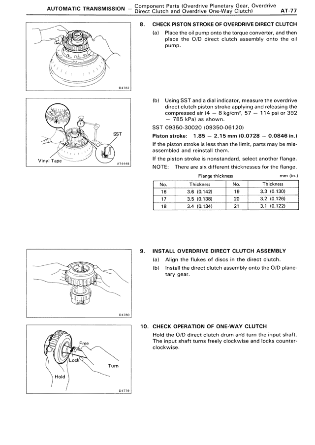 Automatic Transmission — MK3 Supra Automatic Transmission, page 77