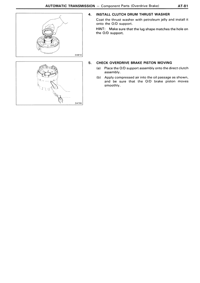 Automatic Transmission — MK3 Supra Automatic Transmission, page 81