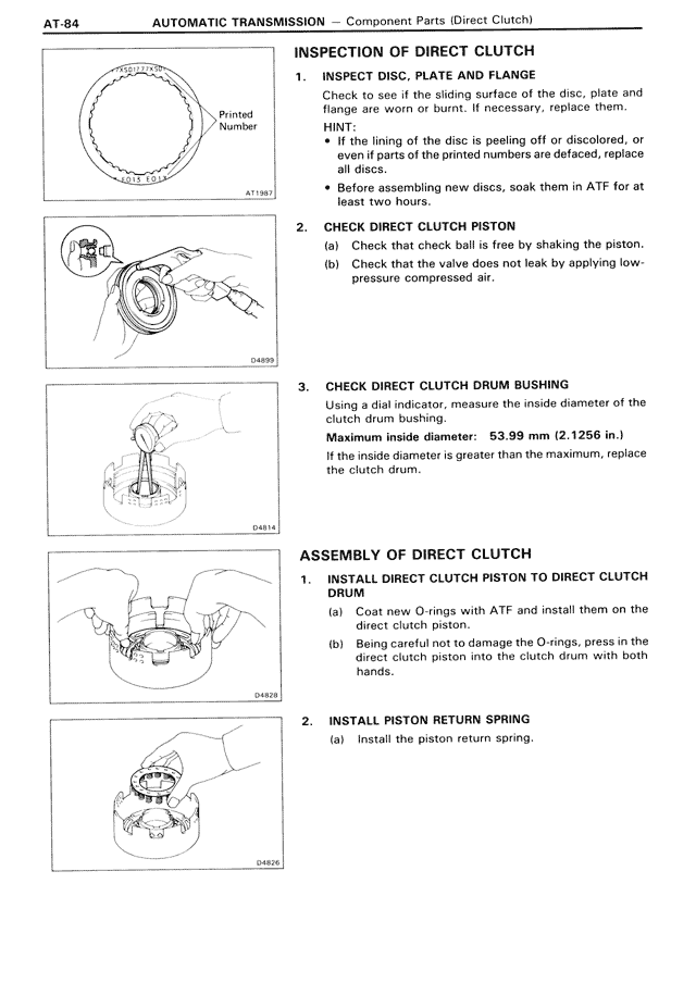 Automatic Transmission — MK3 Supra Automatic Transmission, page 84