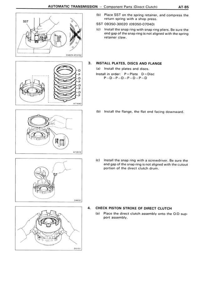 Automatic Transmission — MK3 Supra Automatic Transmission, page 85