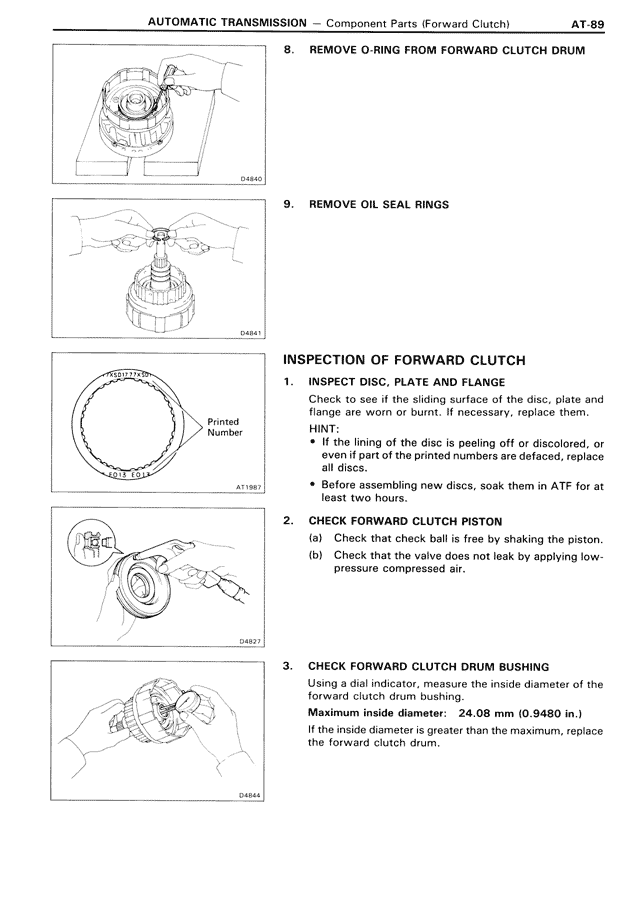 Automatic Transmission — MK3 Supra Automatic Transmission, page 89