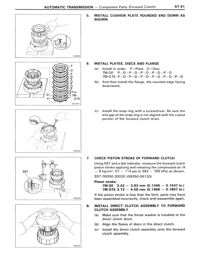Automatic Transmission — MK3 Supra Automatic Transmission, page 91