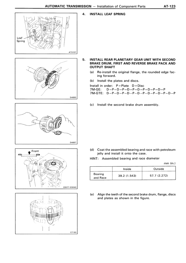 Automatic Transmission — MK3 Supra Automatic Transmission, page 123