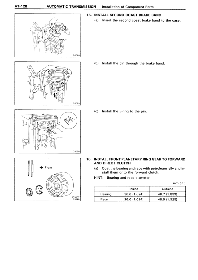 Automatic Transmission — MK3 Supra Automatic Transmission, page 128