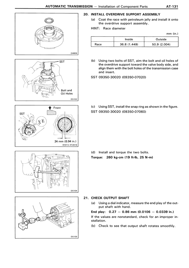 Automatic Transmission — MK3 Supra Automatic Transmission, page 131