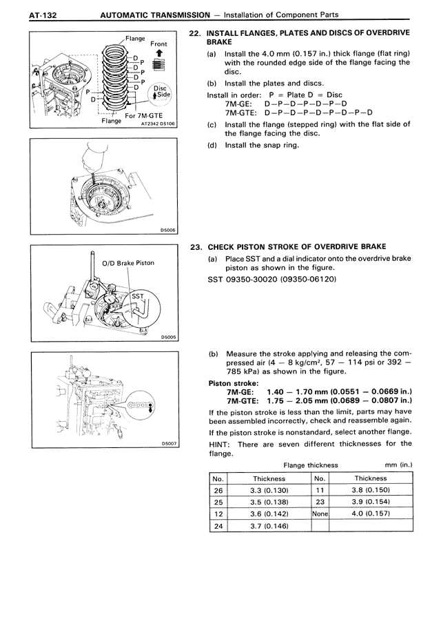 Automatic Transmission — MK3 Supra Automatic Transmission, page 132