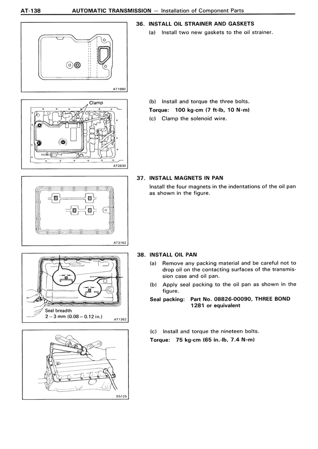 Automatic Transmission — MK3 Supra Automatic Transmission, page 138