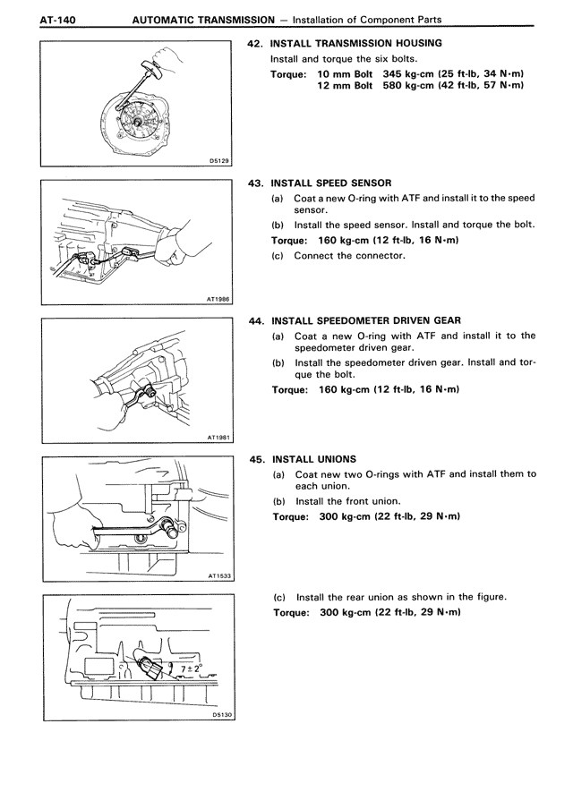 Automatic Transmission — MK3 Supra Automatic Transmission, page 140