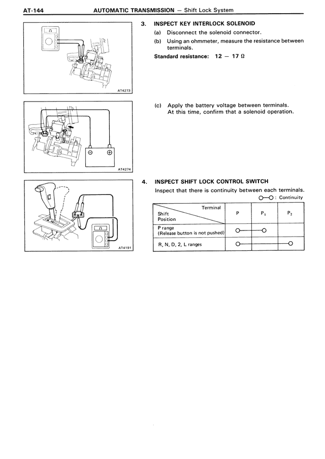 Automatic Transmission — MK3 Supra Automatic Transmission, page 144