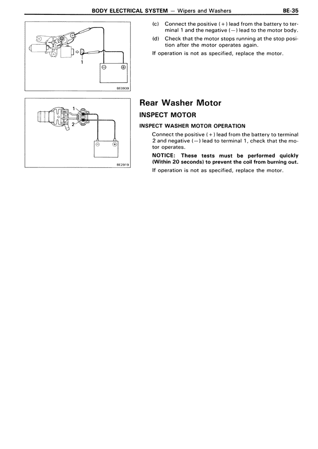Body Electrical System — MK3 Supra Body Electrical System, page 35