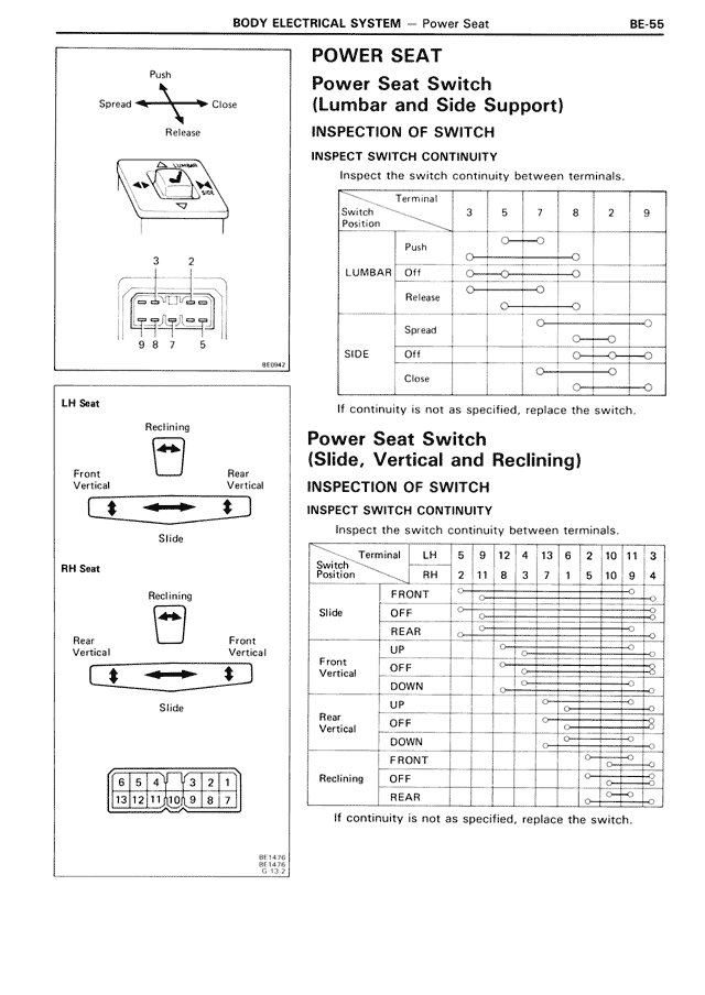 Power Seat — MK3 Supra Body Electrical System, page 55