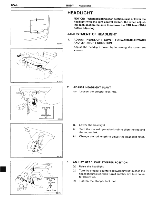 Headlight — MK3 Supra Body, page 4