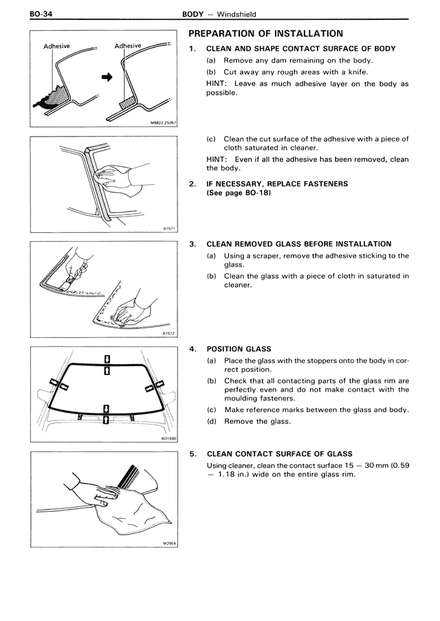 Preparation of Installation — MK3 Supra Body, page 34