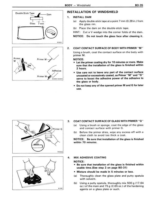 Installation of Windshield — MK3 Supra Body, page 35