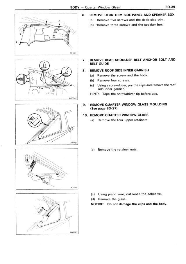 Body — MK3 Supra Body, page 39