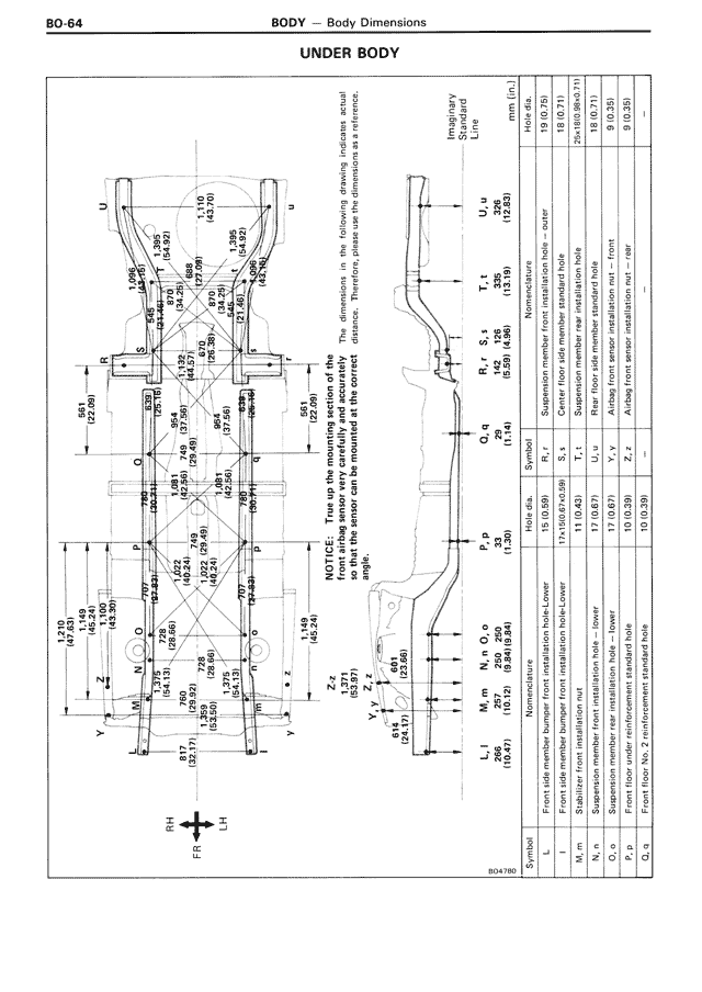Under Body — MK3 Supra Body, page 64