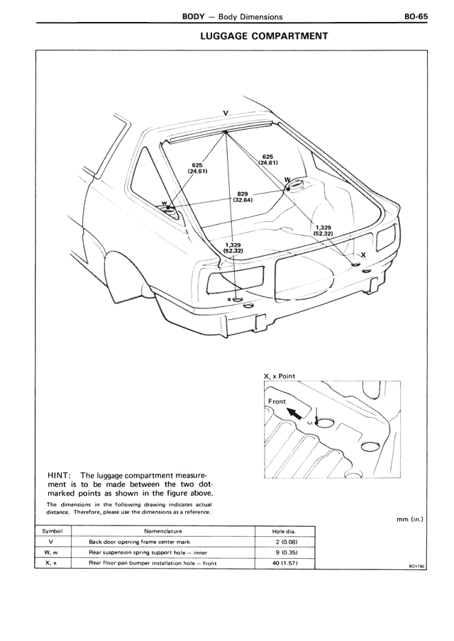 Luggage Compartment — MK3 Supra Body, page 65