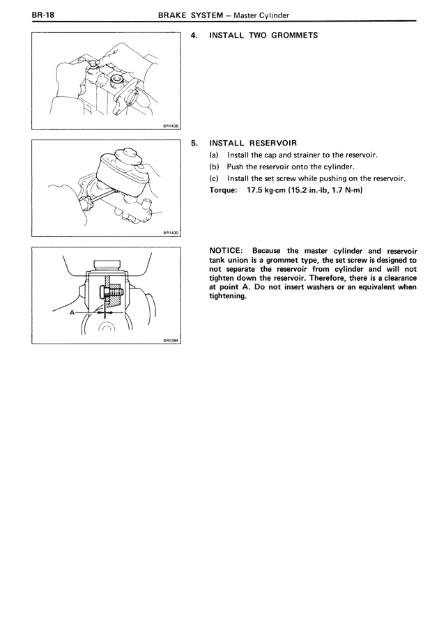 Brake System — MK3 Supra Brake System, page 18