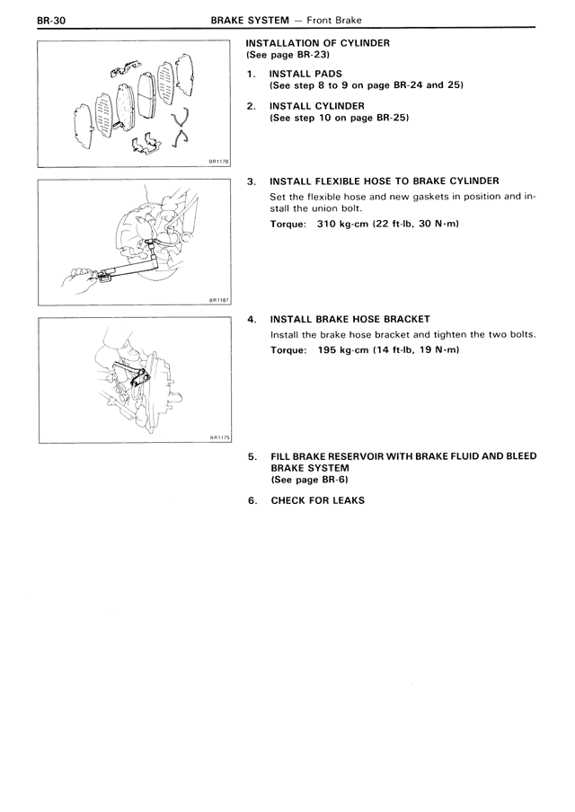 Brake System — MK3 Supra Brake System, page 30
