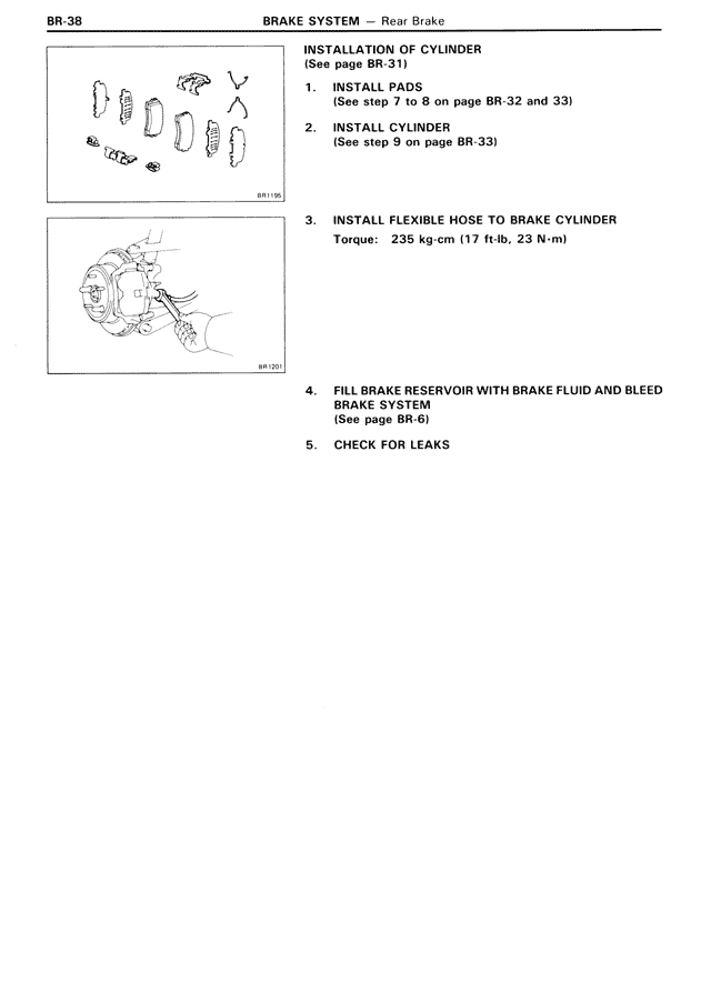 Brake System — MK3 Supra Brake System, page 38