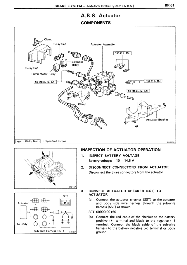 A.B.S. Actuator Components — MK3 Supra Brake System, page 61