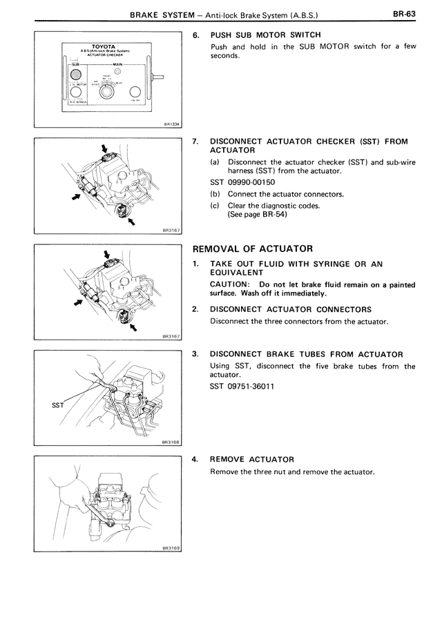 Brake System — MK3 Supra Brake System, page 63