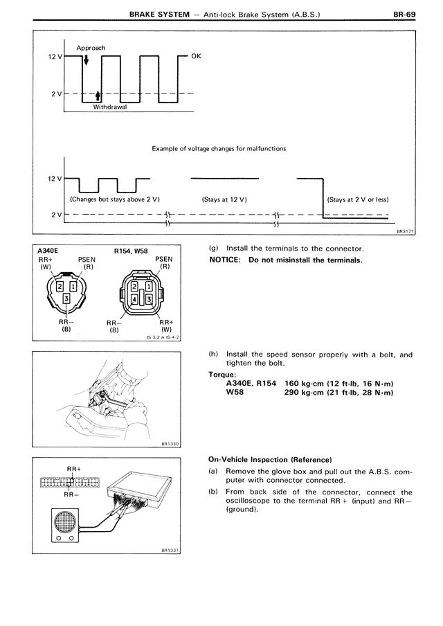 Brake System — MK3 Supra Brake System, page 69