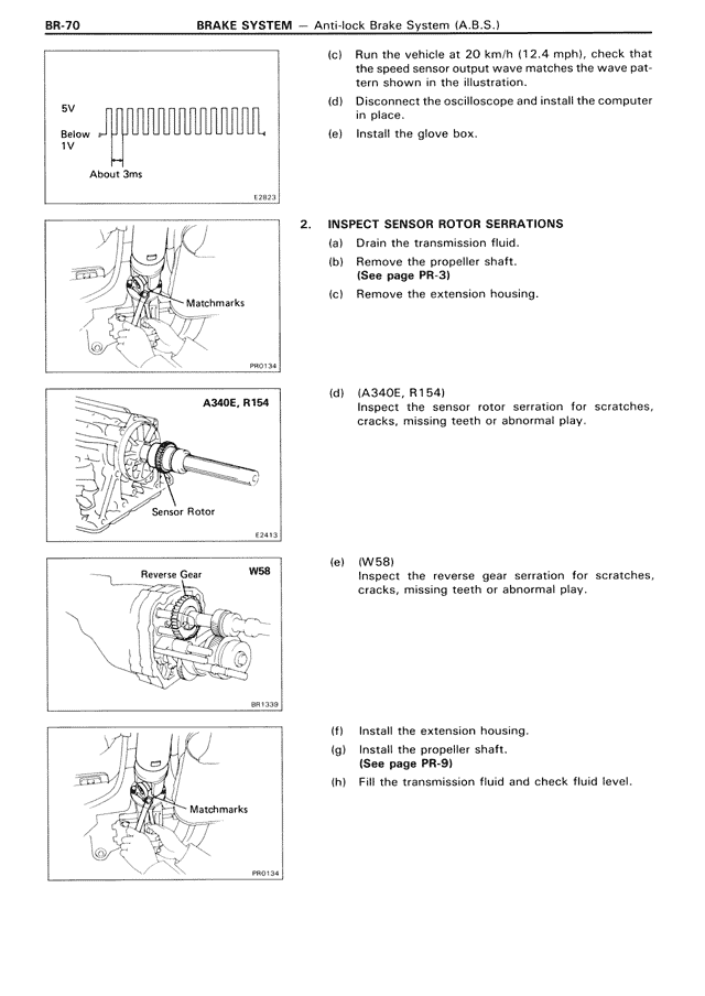 Brake System — MK3 Supra Brake System, page 70