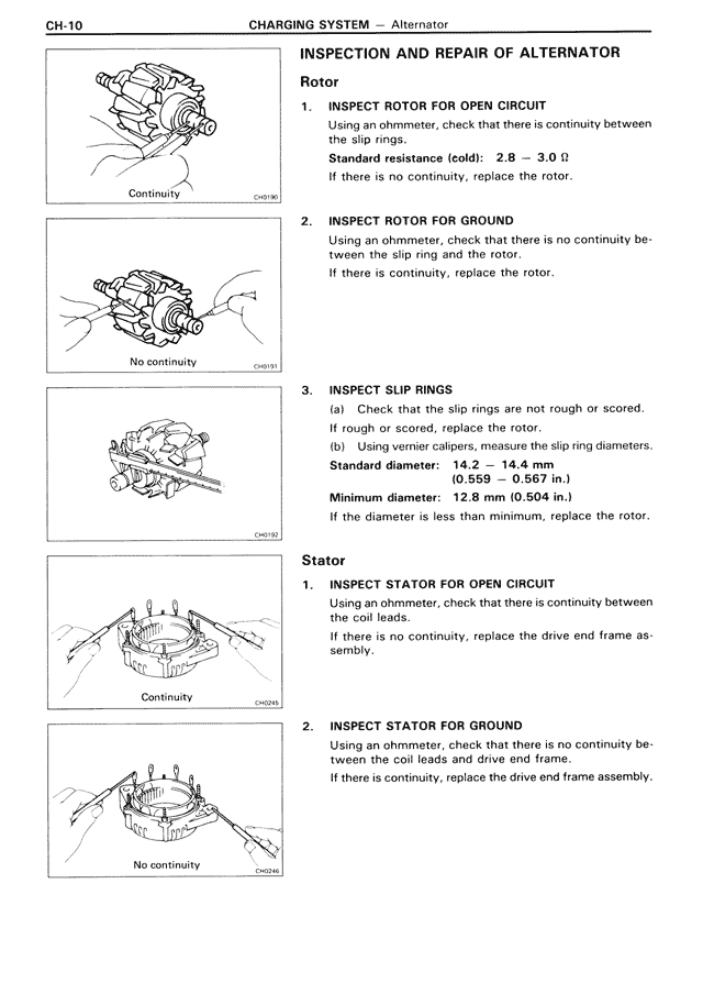 Inspection and Repair of Alternator — MK3 Supra Charging System, page 10