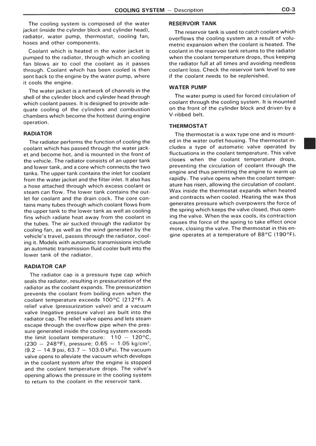 Cooling System — MK3 Supra Cooling System, page 3