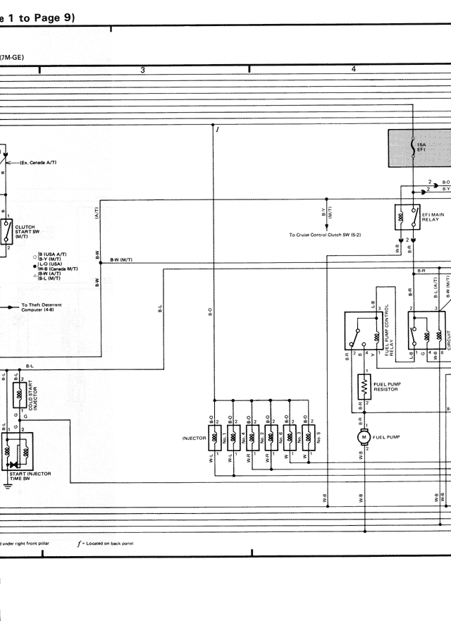 Electrical Wiring Diagrams — MK3 Supra Electrical Wiring Diagrams, page 4