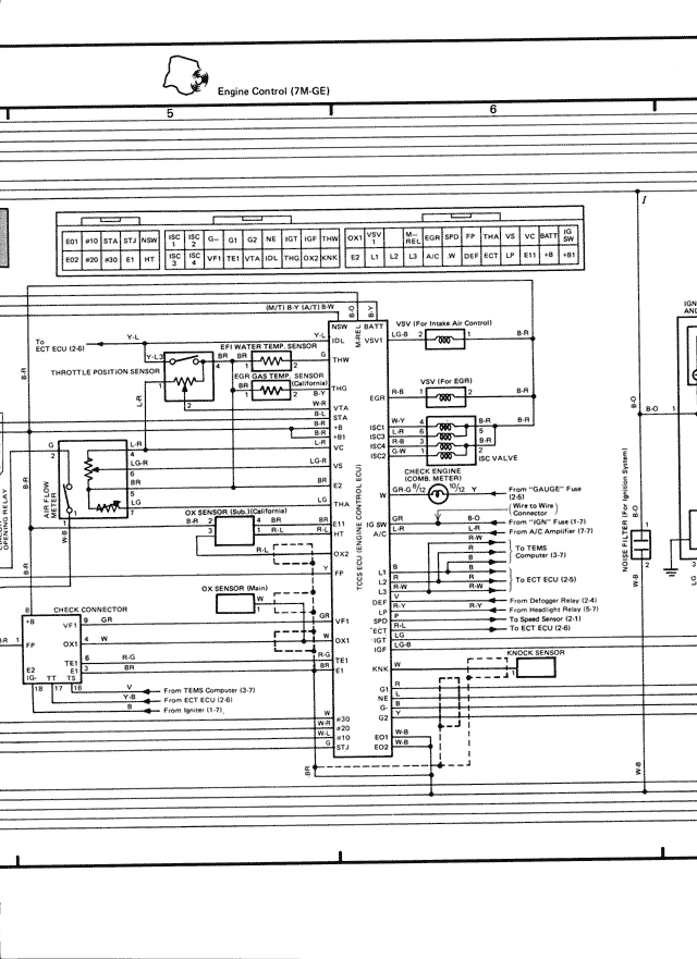 Electrical Wiring Diagrams — MK3 Supra Electrical Wiring Diagrams, page 5