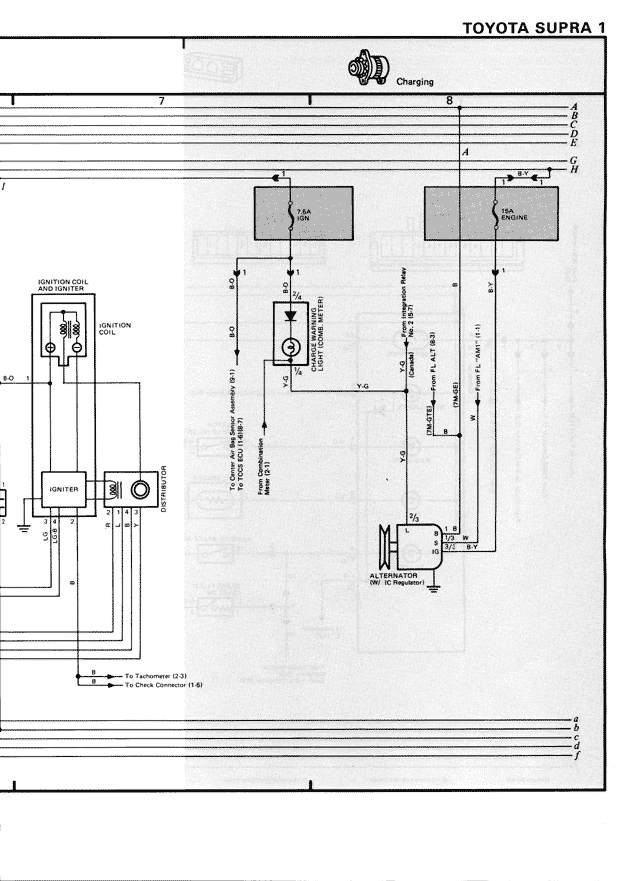 Electrical Wiring Diagrams — MK3 Supra Electrical Wiring Diagrams, page 6