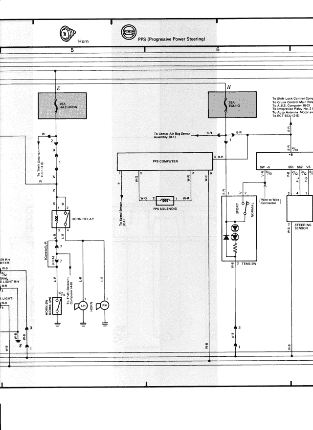 Electrical Wiring Diagrams — MK3 Supra Electrical Wiring Diagrams, page 13