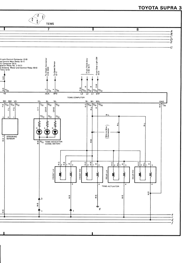 Electrical Wiring Diagrams — MK3 Supra Electrical Wiring Diagrams, page 14