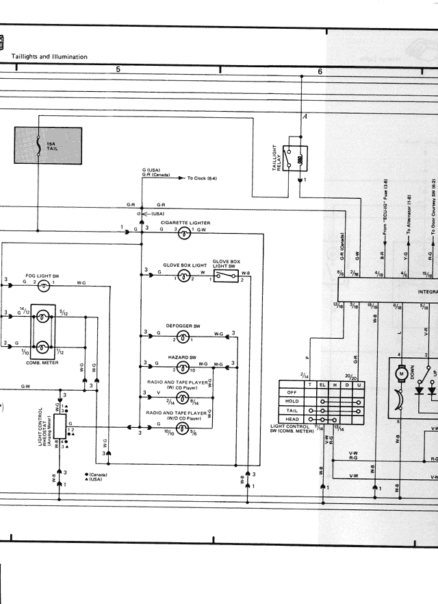 Electrical Wiring Diagrams — MK3 Supra Electrical Wiring Diagrams, page 21