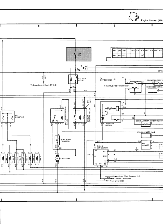Electrical Wiring Diagrams — MK3 Supra Electrical Wiring Diagrams, page 33
