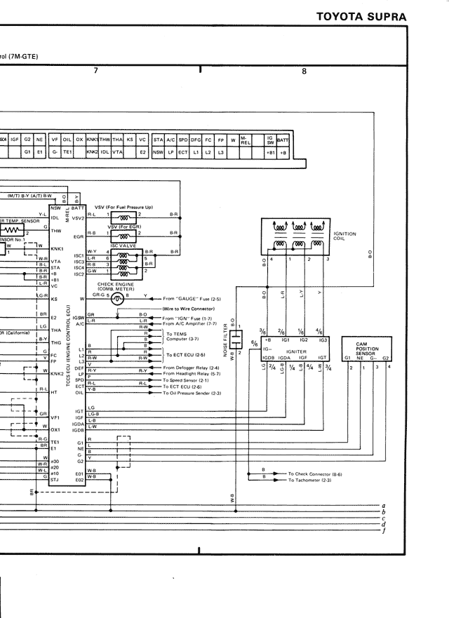 Electrical Wiring Diagrams — MK3 Supra Electrical Wiring Diagrams, page 34