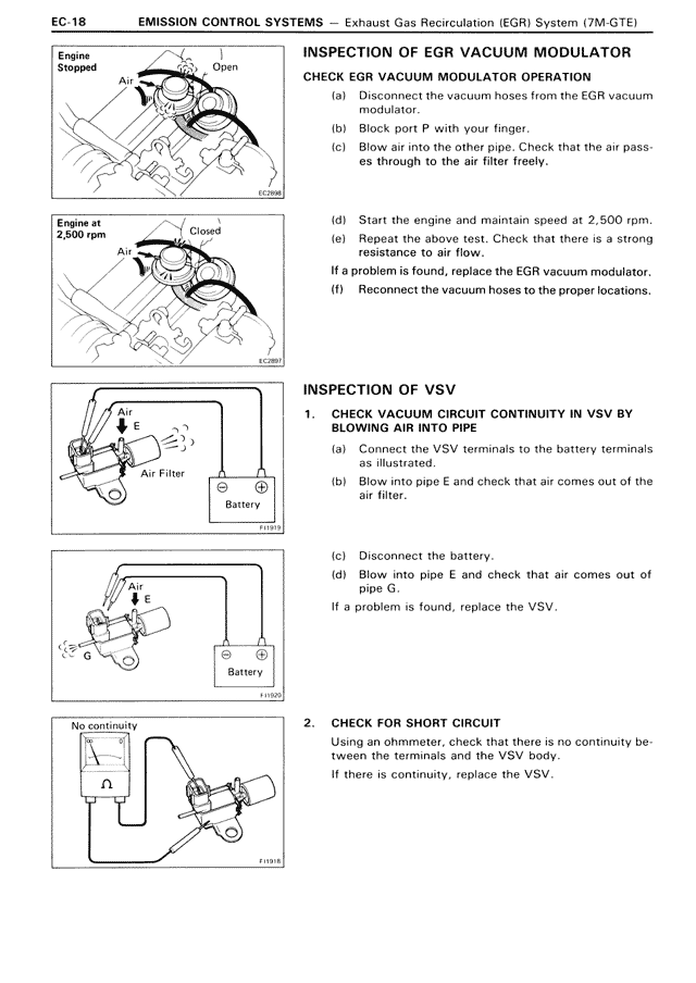 Emission Control Systems — MK3 Supra Emission Control Systems, page 18