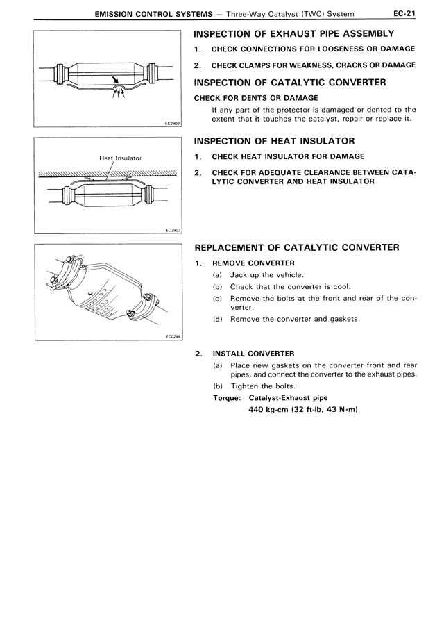 Emission Control Systems — MK3 Supra Emission Control Systems, page 21