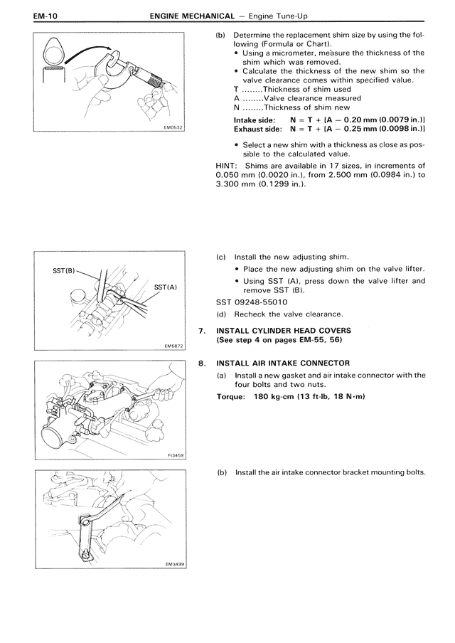 Engine Mechanical — MK3 Supra Engine Mechanical, page 10