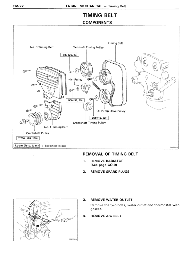 Timing Belt — MK3 Supra Engine Mechanical, page 22