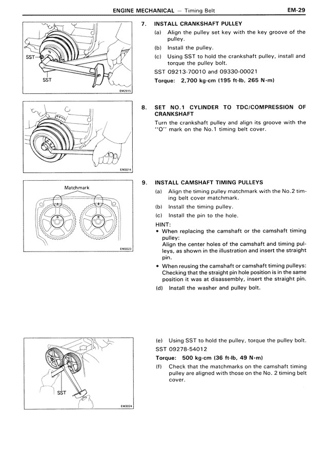 Engine Mechanical — MK3 Supra Engine Mechanical, page 29