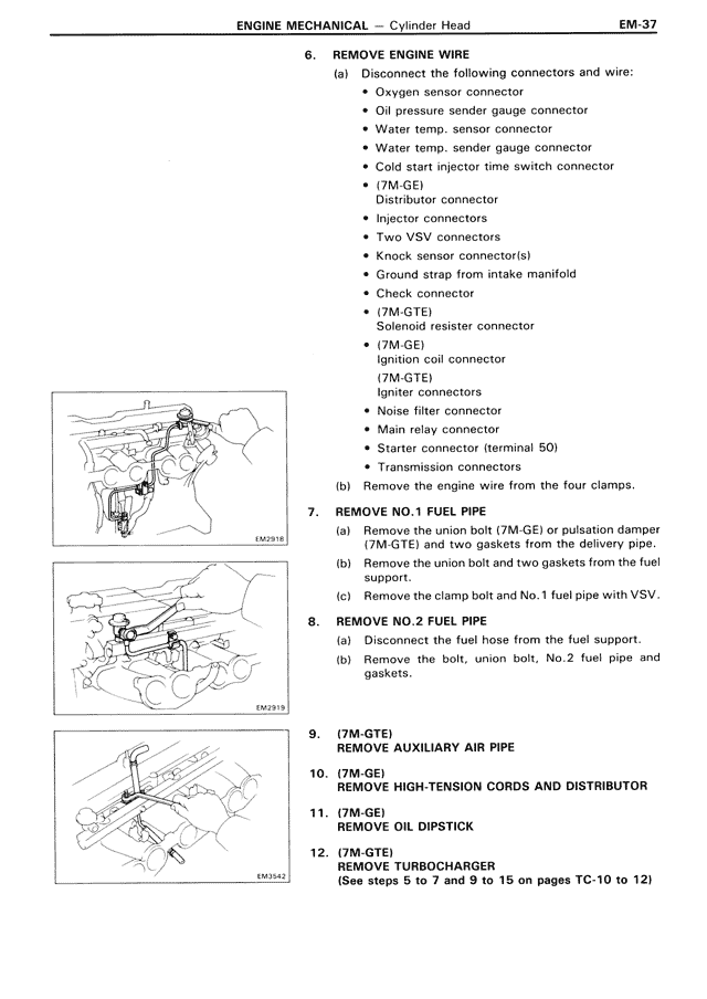 Engine Mechanical — MK3 Supra Engine Mechanical, page 37
