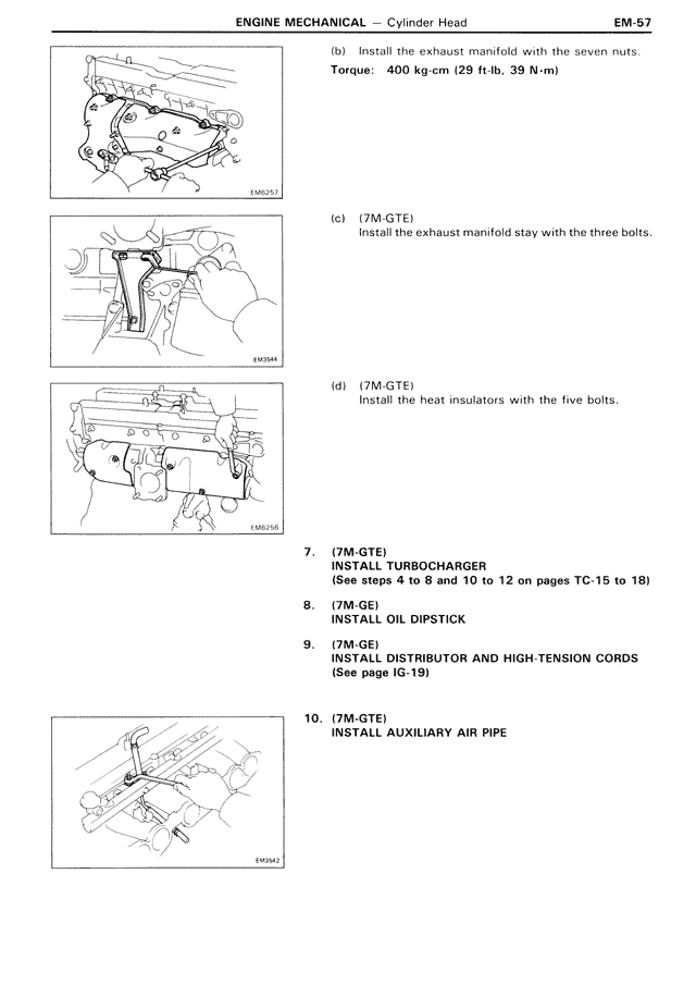 Engine Mechanical — MK3 Supra Engine Mechanical, page 57