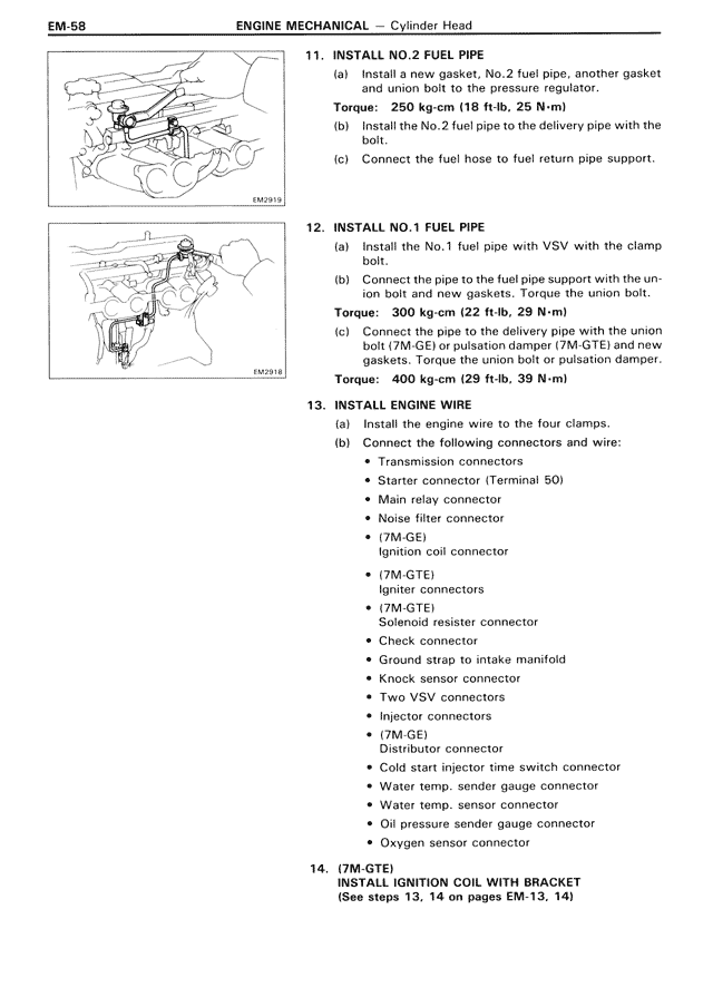 Engine Mechanical — MK3 Supra Engine Mechanical, page 58
