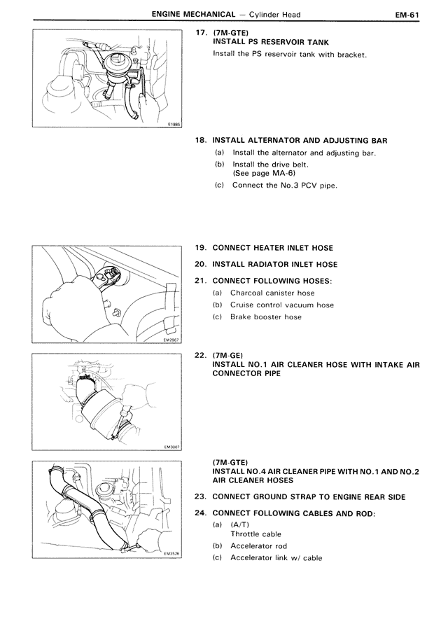 Engine Mechanical — MK3 Supra Engine Mechanical, page 61